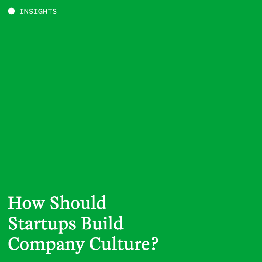 Startups Company Culture